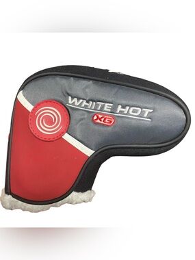 Odyssey White Hot XG Blade Putter Cover Poker Chip Marker PU Leather Red Gray